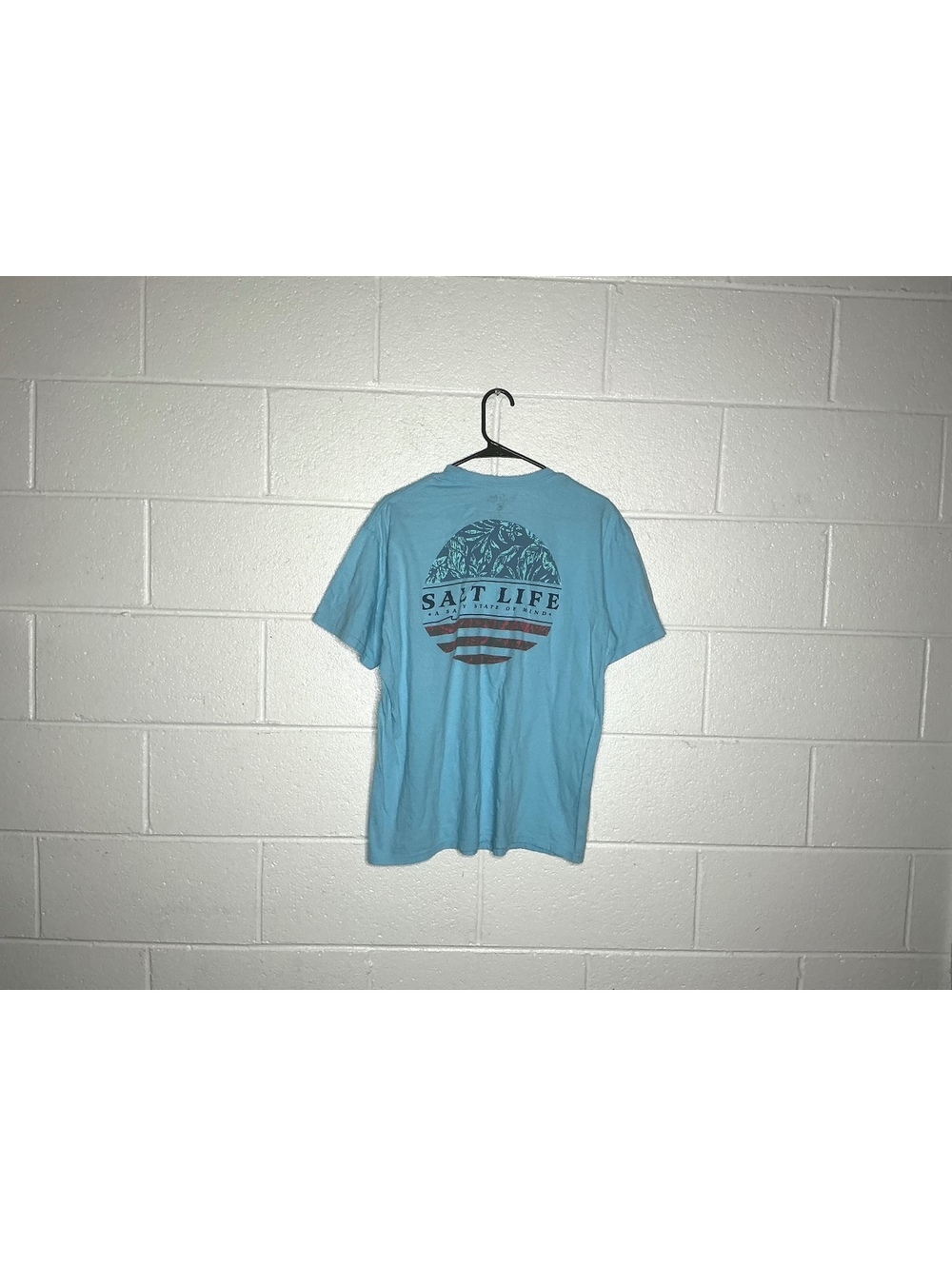Salt Life A Salty State Of Mind Blue Short Sleeve Tee